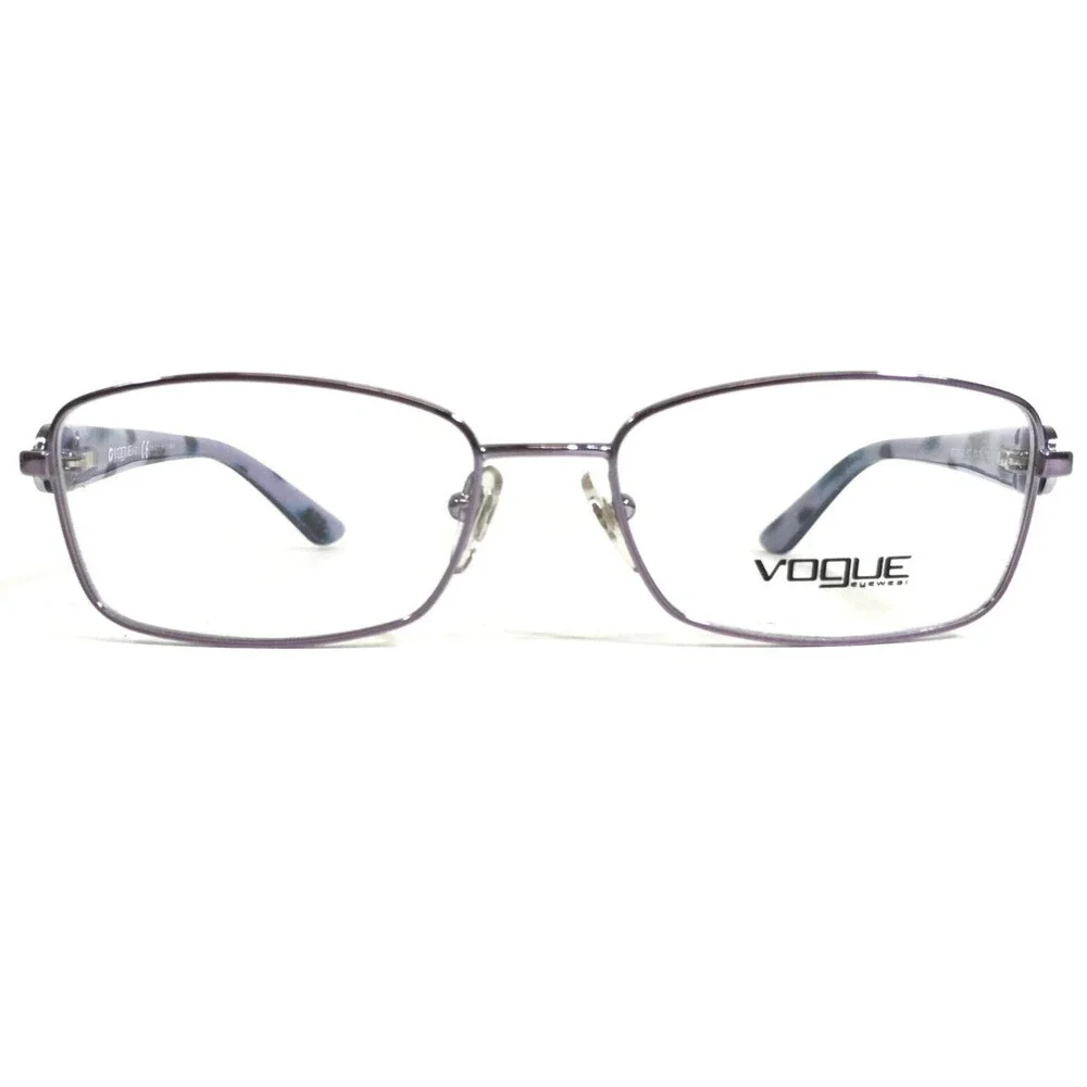 Vogue Eyeglasses Frames VO3812-B 612 Blue Purple Cat Eye Wire Rim 51-16-135